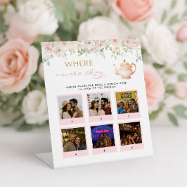 Tea Party Bridal Shower Where Were They 台座サイン