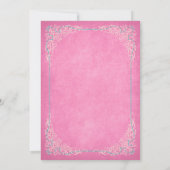 Tea Party Girls Birthday Invitation 招待状 (裏面)