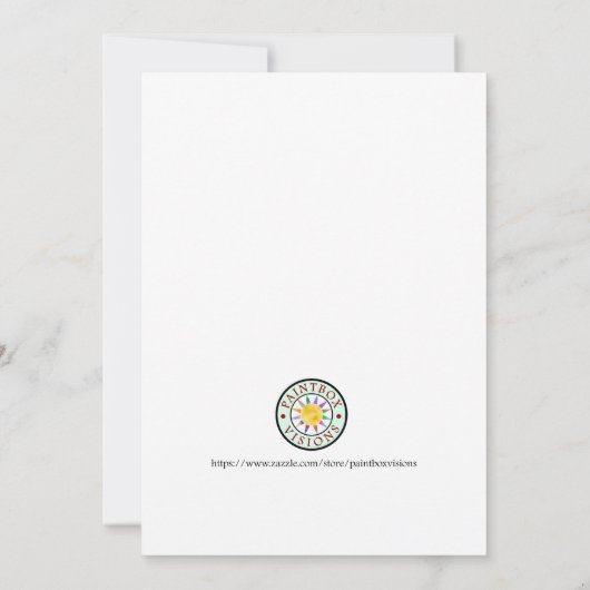 Tea Party Invitation 招待状 (裏面)