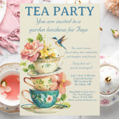 Tea Party Invitation 招待状