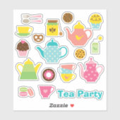 Tea Party Sticker Set シール (シート)