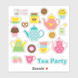 Tea Party Sticker Set シール
