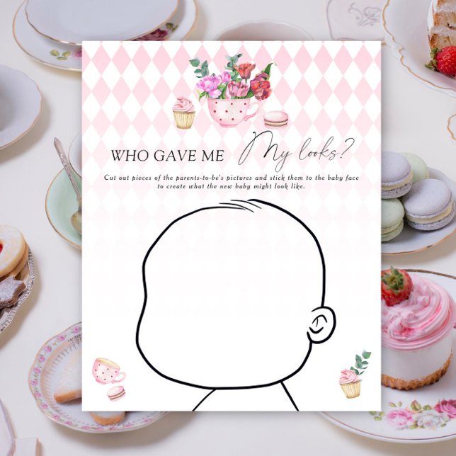 Tea party - Who gave me my looks baby game (クリエイターアップロード済み)