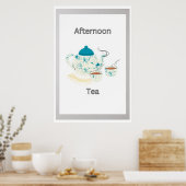 Tea Printable Art Download ポスター (キッチン)