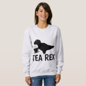 TEA REX 紅茶愛好家のTシャツ スウェットシャツ (正面フル)