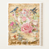 Tea‑Rific Notes | かわいいティーポットのポストイット®メモ プランナー手帳 (裏面)
