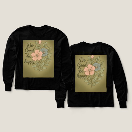 tea shirt (デザイン 正面＆背面)