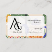 tea shop  Business card (editable) 名刺 (正面)