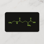 Tea Theanine Molecular Chemical Formula 名刺 (正面)