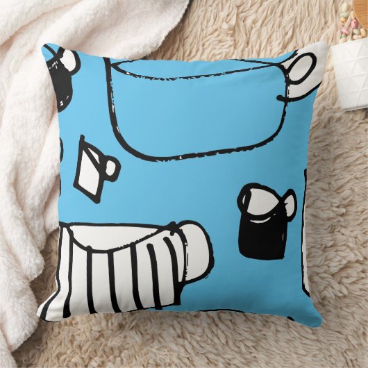 Tea Timeシリーズ クッション (ブランケット)