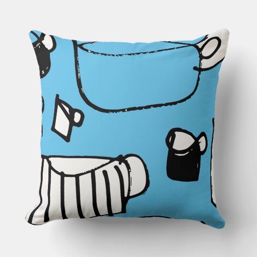 Tea Timeシリーズ クッション (正面)