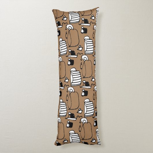 Tea Timeシリーズ ボディピロー (裏面 (縦))