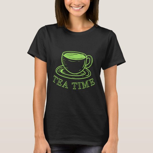 Tea Time | お茶会 Tシャツ (正面)