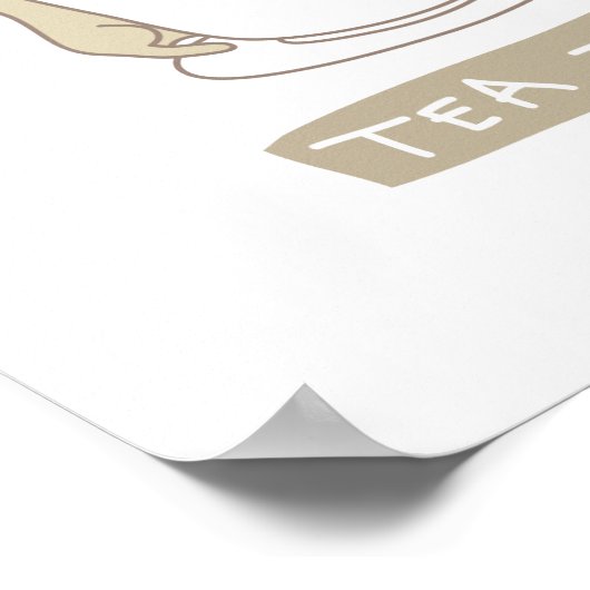 Tea time ポスター (角)