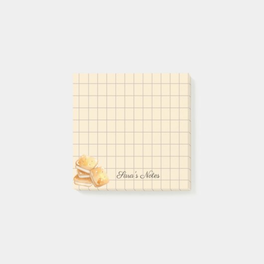 Tea Time Butter Biscuits – Personalized Grid Stick ポストイット (正面)