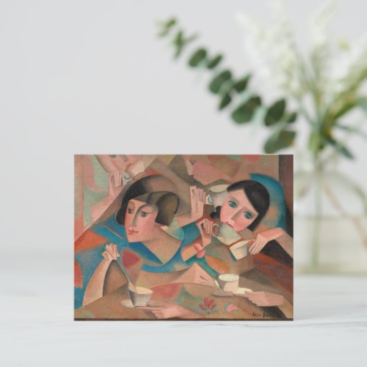 Tea Time by Alice Bailly ポストカード (スタンド正面)