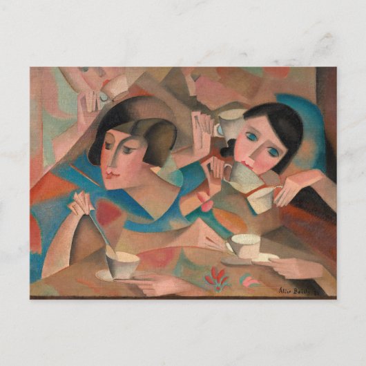Tea Time by Alice Bailly ポストカード (正面)
