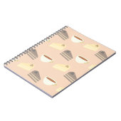 Tea Time Cake Slices and Teacup Notebook ノートブック (左側)