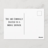 Tea Time in Bloom ポストカード (裏面)