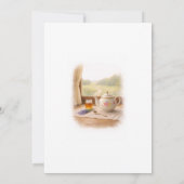 Tea Time Party Sweet Baby Shower Invitation 招待状 (裏面)