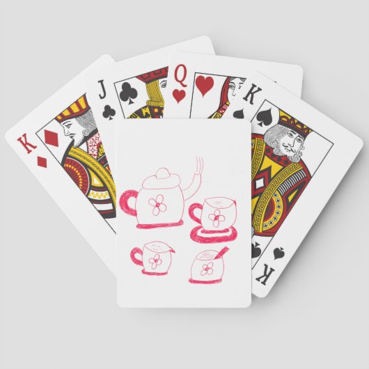 Tea Time Playing Cards トランプ (裏面)