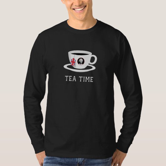 Tea Time Queen Elizabeth II UK Memoriam 1926   202 Tシャツ (正面)