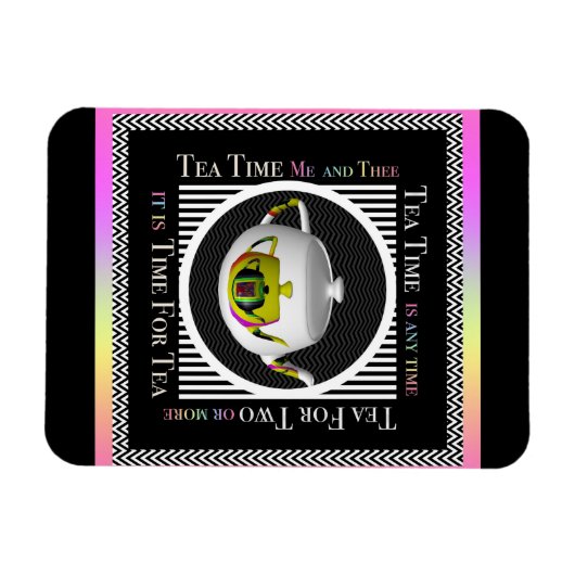 Tea Time  Refrigerator  マグネット (横)
