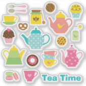 Tea Time Sticker Sheet シール (正面)