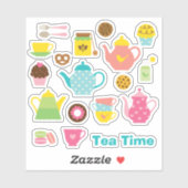 Tea Time Sticker Sheet シール (シート)