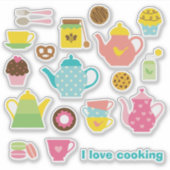 Tea Time Sticker Sheet シール (正面)