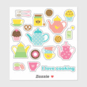 Tea Time Sticker Sheet シール (シート)