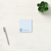 Tea Time Teapot – Personalized Grid Sticky Notes ポストイット (オフィス)