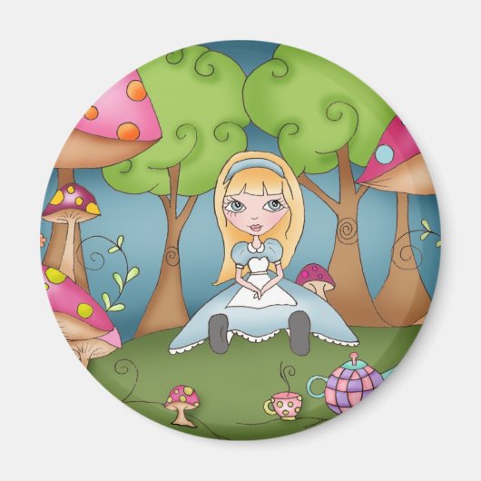 Tea Time with Alice – マグネット (正面)