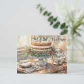 Tea Time with Cake Tea Party  シーズンポストカード (スタンド正面)
