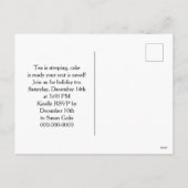 Tea Time with Cake Tea Party  シーズンポストカード (裏面)