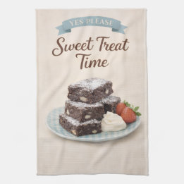 Tea Towel | Chocolate Brownies Kitchen Gift キッチンタオル
