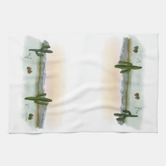 Tea Towel |Desert Sunset | Watercolor キッチンタオル