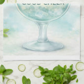 Tea Towel | Gin & Tonic Lemon Mint Kitchen Gift キッチンタオル (折り畳み)