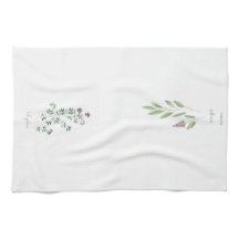Tea Towel | Herbs Watercolor