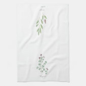 Tea Towel | Herbs Watercolor キッチンタオル (縦)