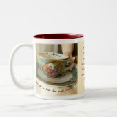 Tea with Dolls Ceramic Mug ツートーンマグカップ (左)