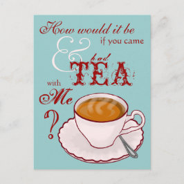 Tea with Meポストカード ポストカード
