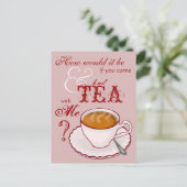 Tea with Meポストカード ポストカード (スタンド正面)