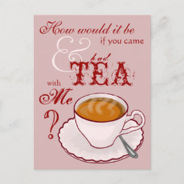 Tea with Meポストカード ポストカード