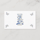 Tea with the mom to be  プレイスカード (裏面)