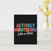 Teacをテストするボス州のようなアクティブな監視 カード (黄色い花)