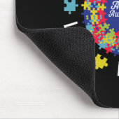 Teach Accept Love Understand Autism Support Autism マウスパッド (コーナー)