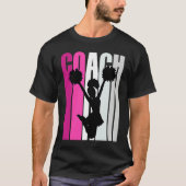 Teach Female Cheerleading Teacher Master Coach Che Tシャツ (正面)