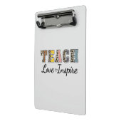 Teach, Love, Inspire ミニクリップボード (アングル2)