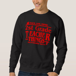 Teach Love Inspire 2st Grade Teacher Things Tees スウェットシャツ